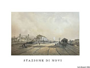 La ferrovia Torino-Genova di Carlo Bossoli (1852) - Novi.