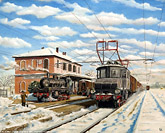 Quadri di Francesco Dall'Armi - Mattino d'inverno in Brianza.