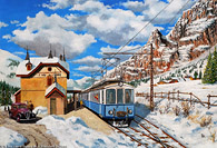 Quadri di Francesco Dall'Armi - Inverno in Cadore