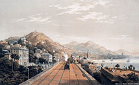 La ferrovia Torino-Genova di Carlo Bossoli (1852) - Genova.