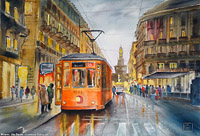 Milano, Via Dante.
