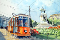 Milano, Largo Cairoli.