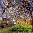 Un treno dentro il quadro! - Claude Monet (1840-1926)