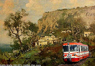 Un treno dentro il quadro! - Ezelino Briante (1901-1971)