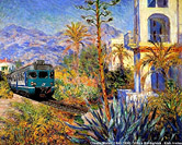 Un treno dentro il quadro! - Claude Monet (1840-1926)