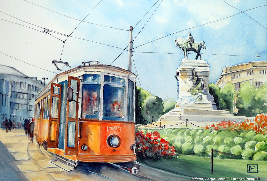 Milano, Largo Cairoli.
