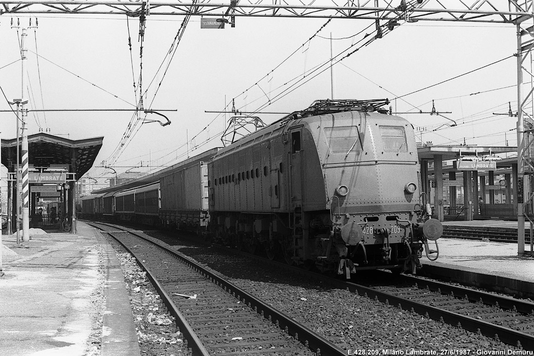 Trazione elettrica - Milano Lambrate.