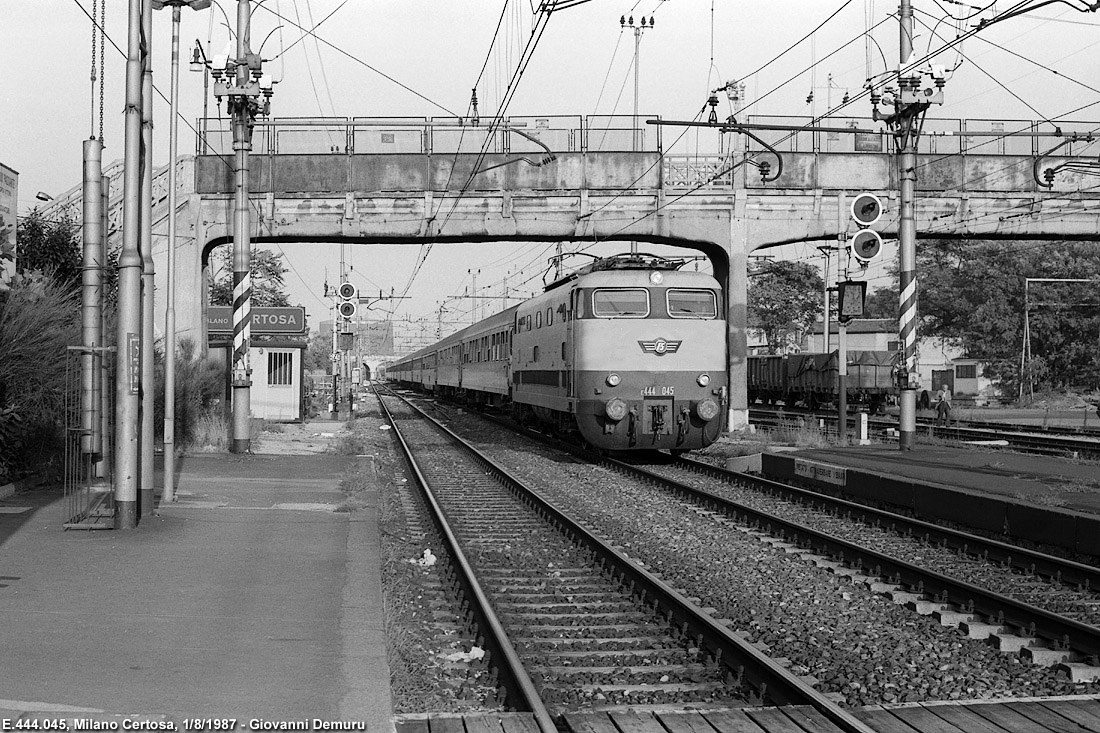 Trazione elettrica - Milano Certosa.