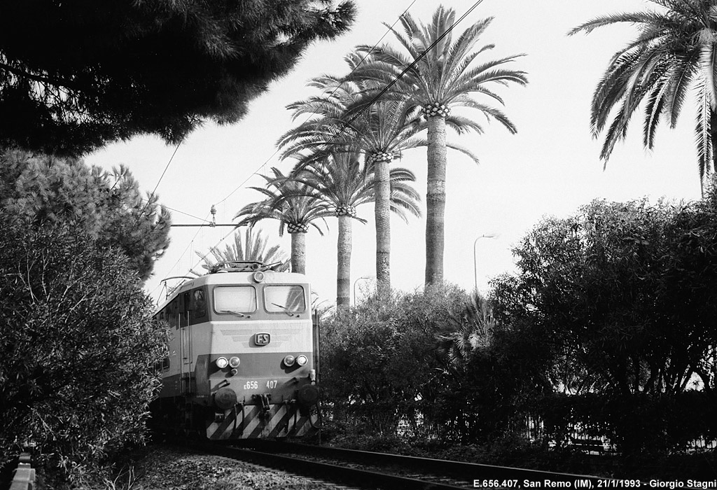 Il mare in bianco e nero - San Remo