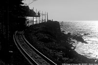 Il mare in bianco e nero - Aregai di Cipressa