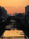Citt d'acqua - Naviglio Grande, al tramonto.