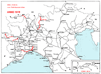 La rete trifase - Anno 1918.