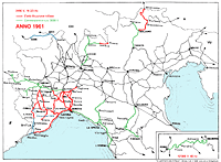 La rete trifase - Anno 1961.