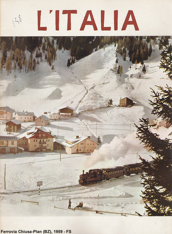 Cartoline di Val Gardena - Ferrovia Chiusa-Plan.