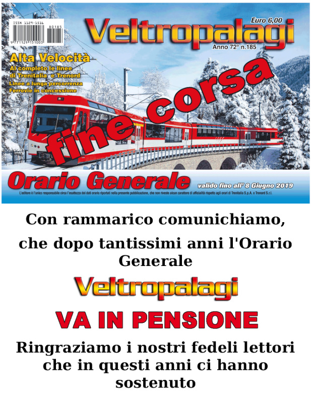 Altri orari - Ultimo orario Veltropalagi.