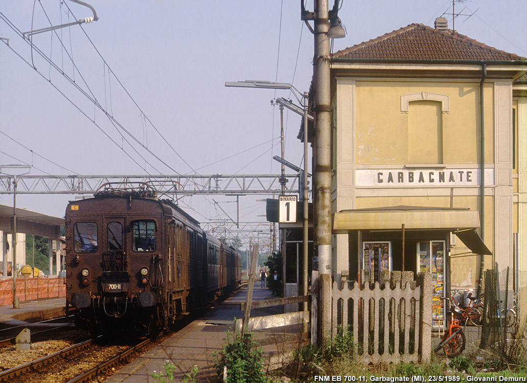 Passeggeri e merci sulle Nord - Garbagnate.