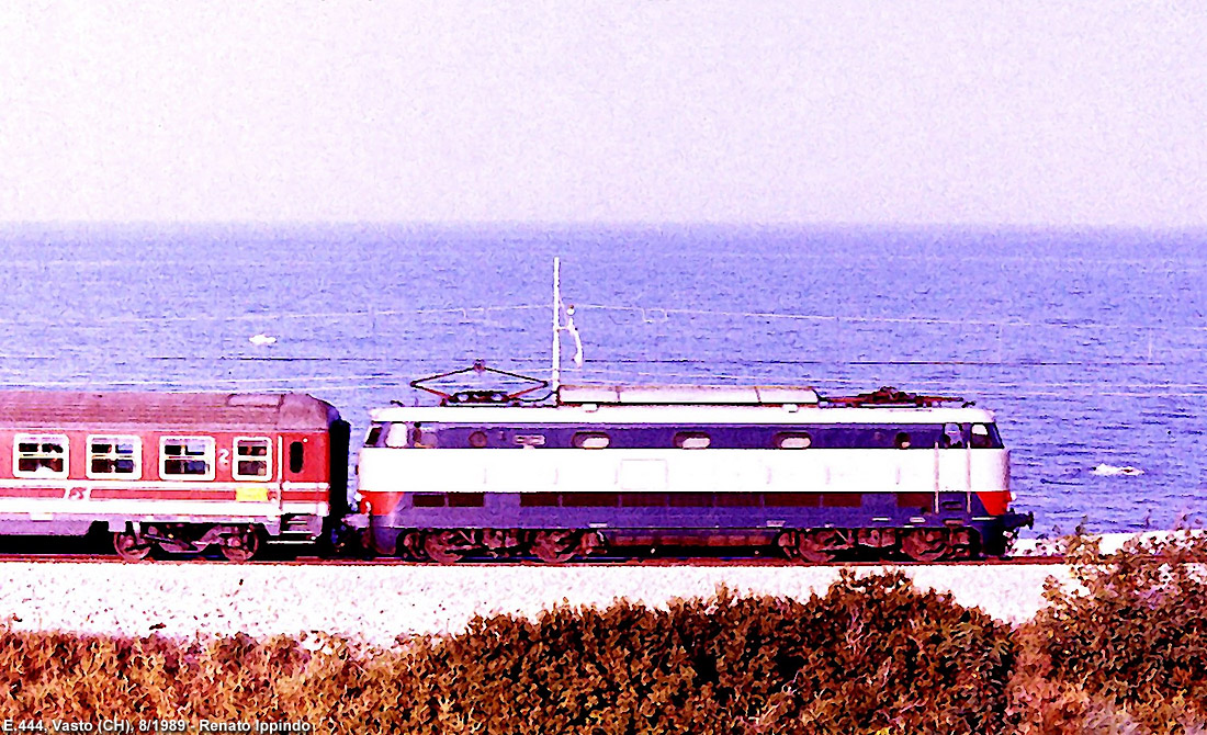 Elaborando la ferrovia degli anni '80 - Vasto.