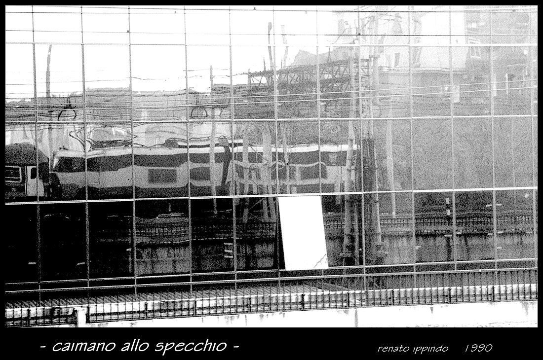 Astrazioni ferroviarie - Caimano allo specchio.