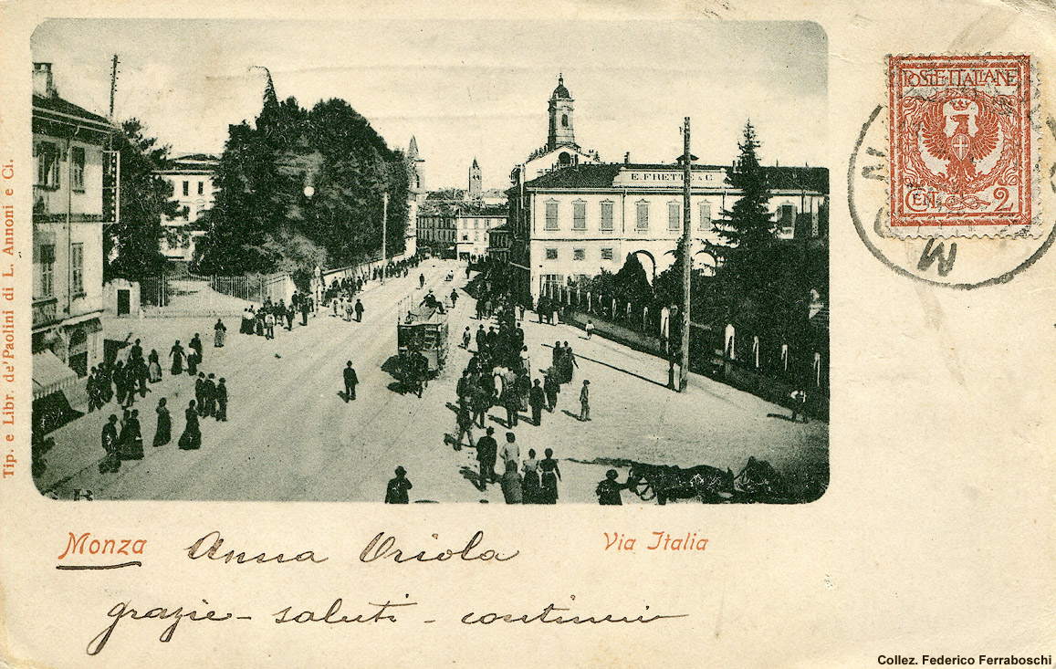 La Milano-Monza - Monza Via Italia.
