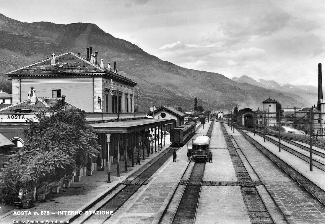 Automotrici in cartolina - Aosta.