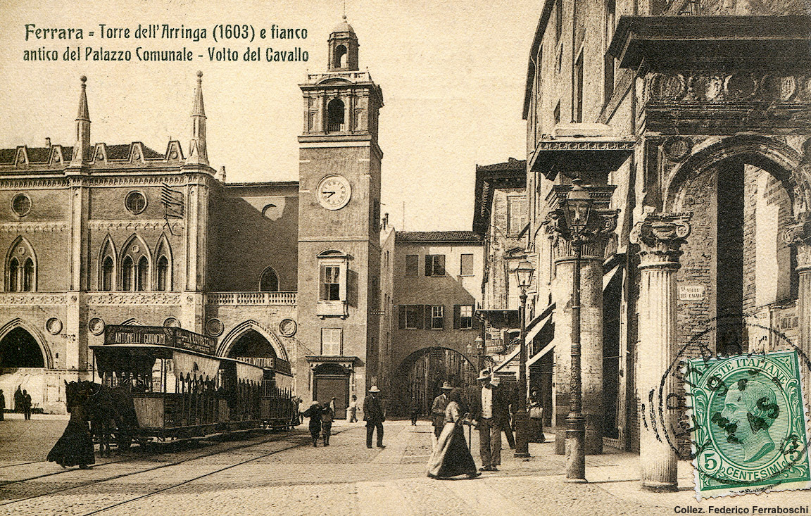 Quando i tram andavano a cavalli - Ferrara.