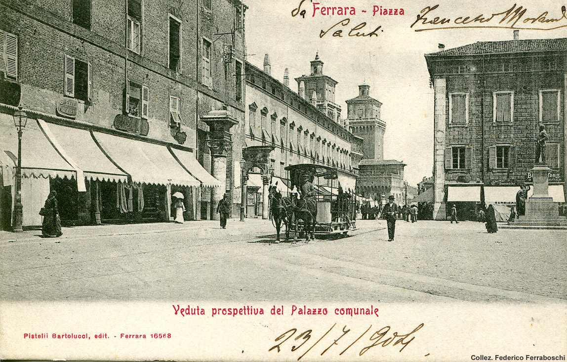 Quando i tram andavano a cavalli - Ferrara.