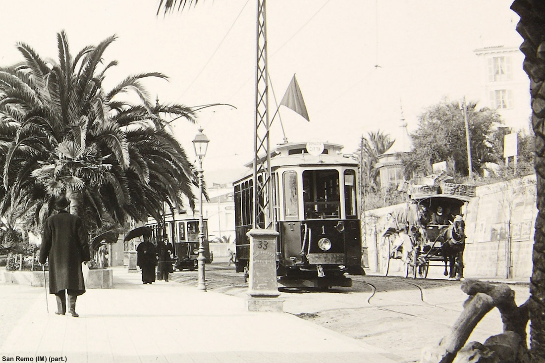 La tranvia Taggia-San Remo-Ospedaletti - Sanremo (part.).