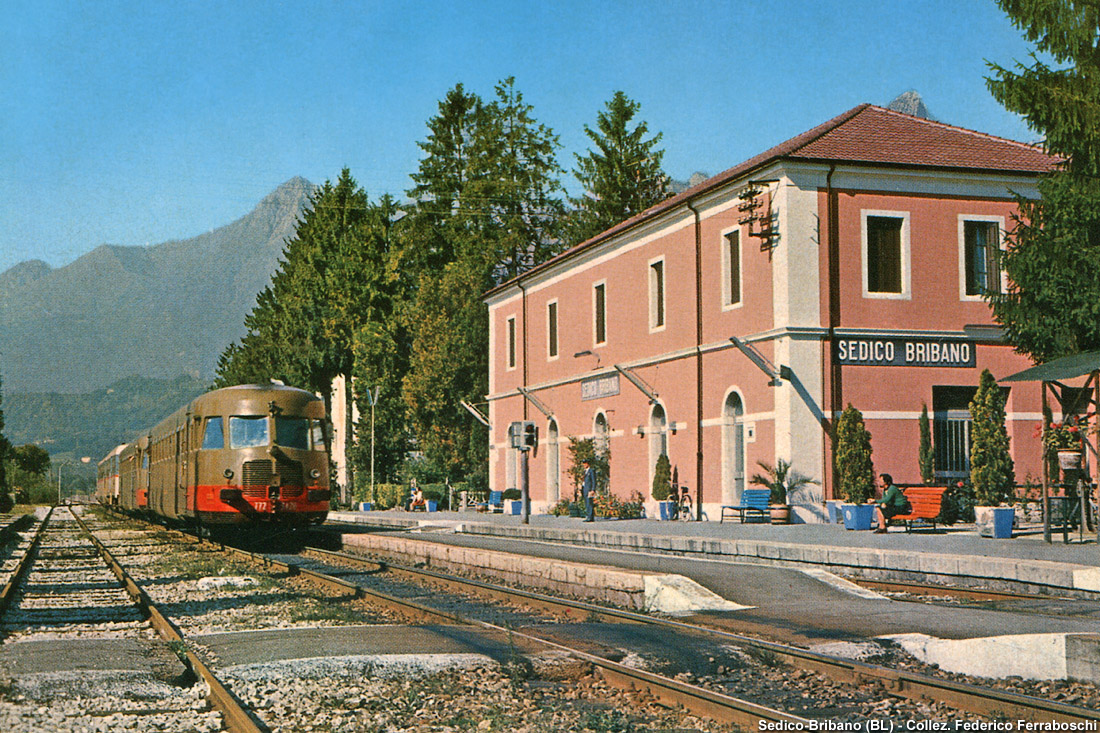 Automotrici in cartolina - Sedico-Bribano.