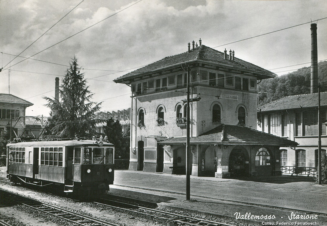 Elettromotrici in cartolina - Vallemosso (BI).