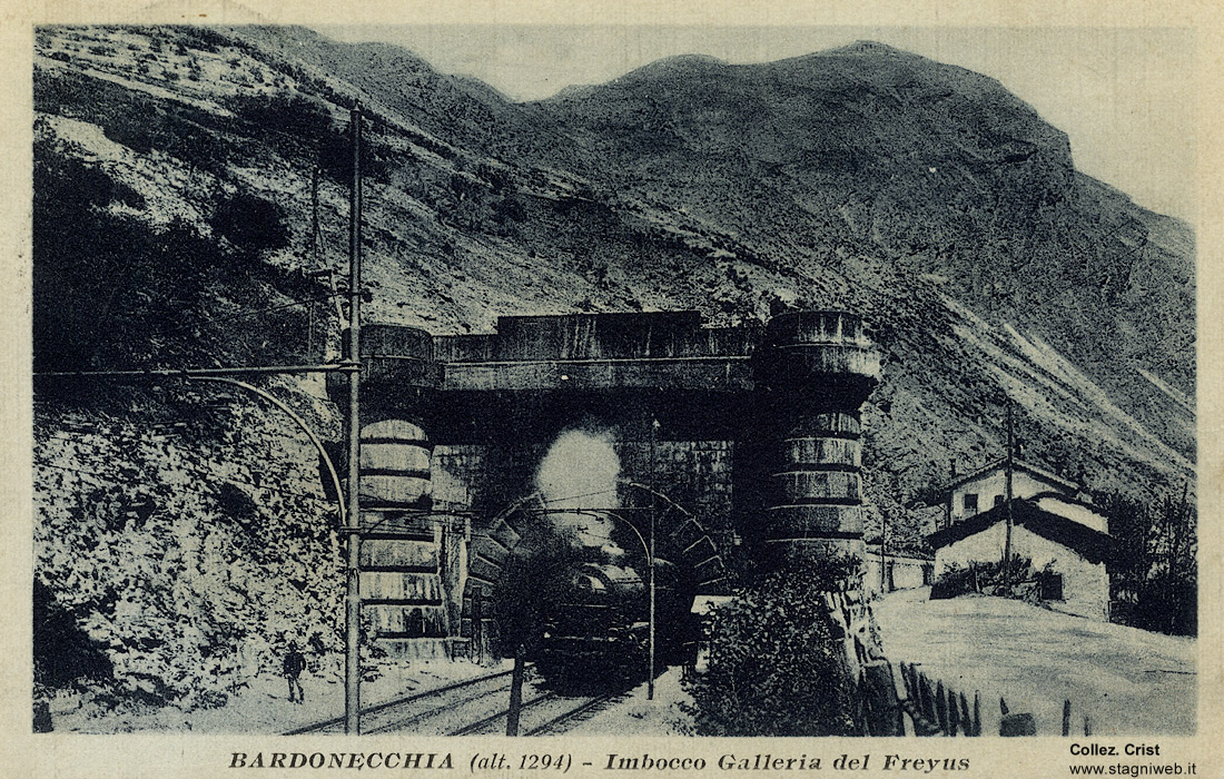 Bardonecchia in cartolina - Galleria Frejus.