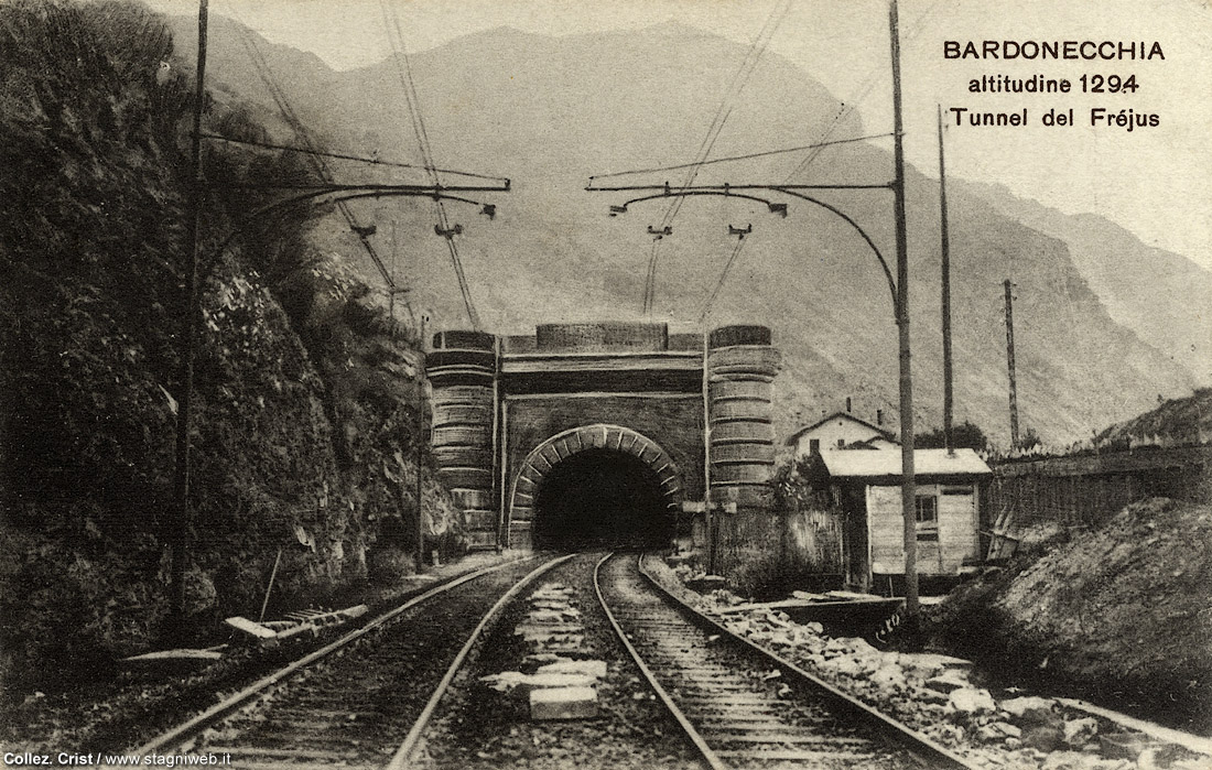 Bardonecchia in cartolina - Galleria Frejus.
