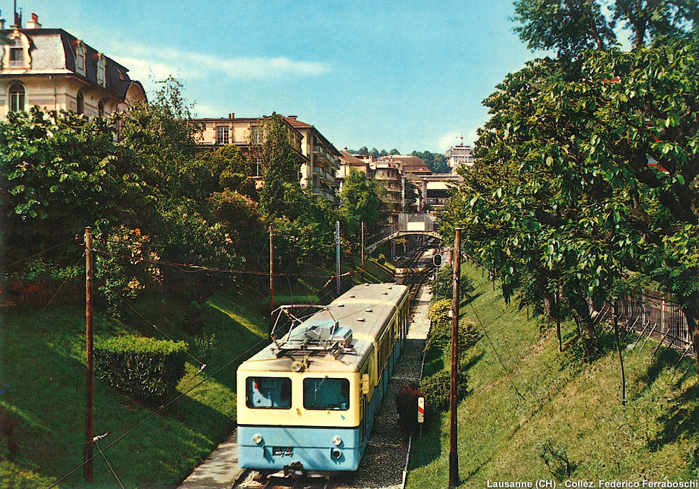 Cremagliere in cartolina - Ouchy