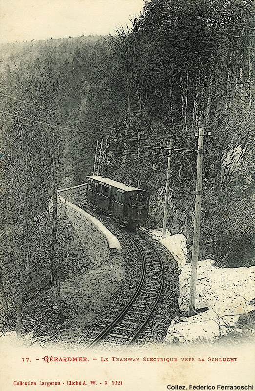 Cremagliere in cartolina - Gerardmer - la Schlucht