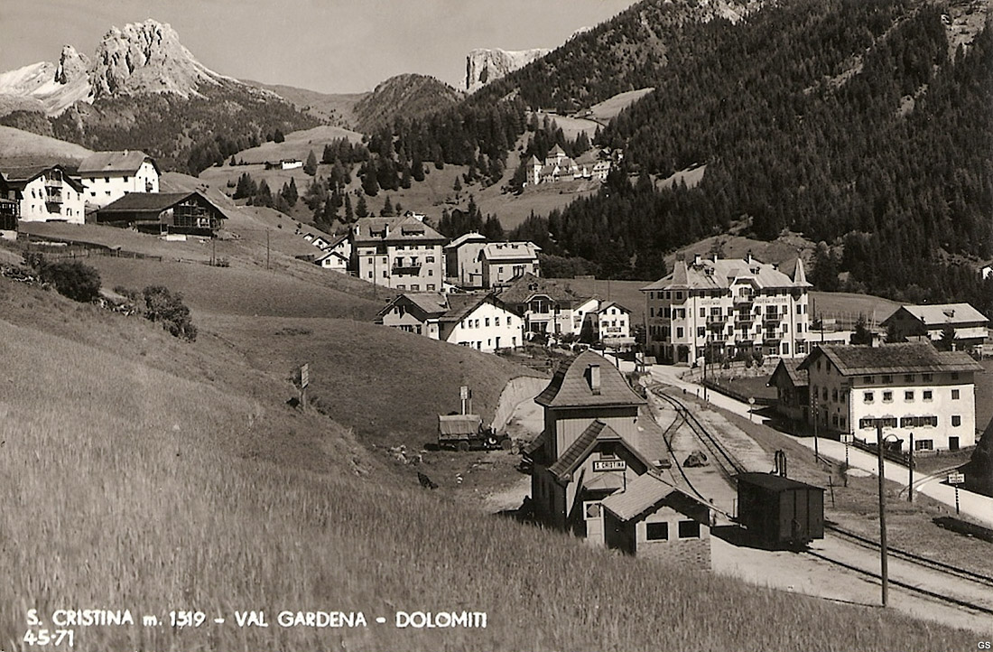 Cartoline di Val Gardena - Santa Cristina.