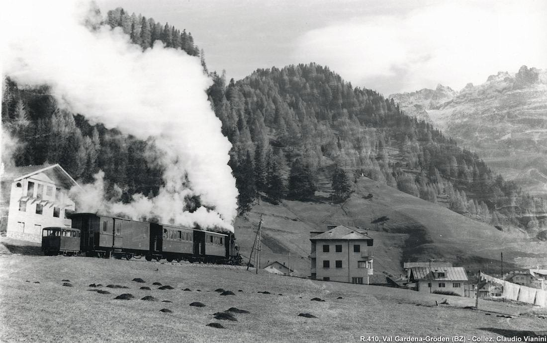 Cartoline di Val Gardena - Ferrovia Chiusa-Plan.