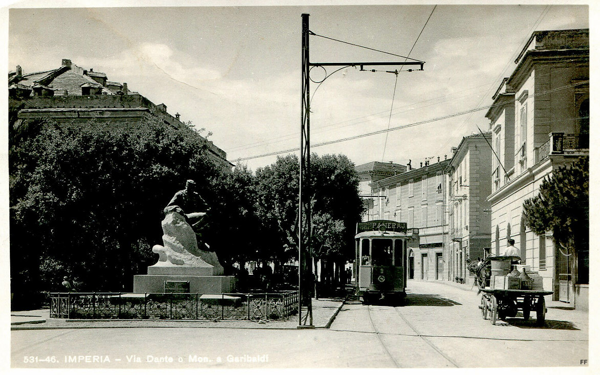 Le tranvie Ventimiglia-Bordighera e Oneglia-Porto Maurizio - Imperia, via Aurelia.