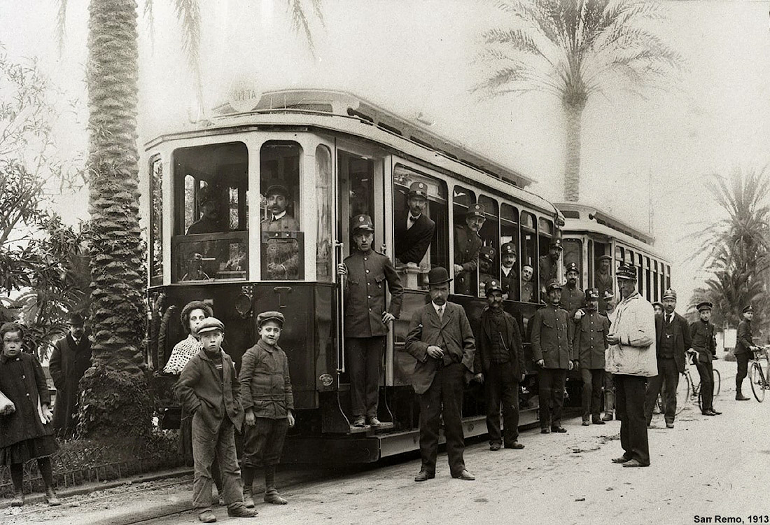 La tranvia Taggia-San Remo-Ospedaletti - Sanremo.