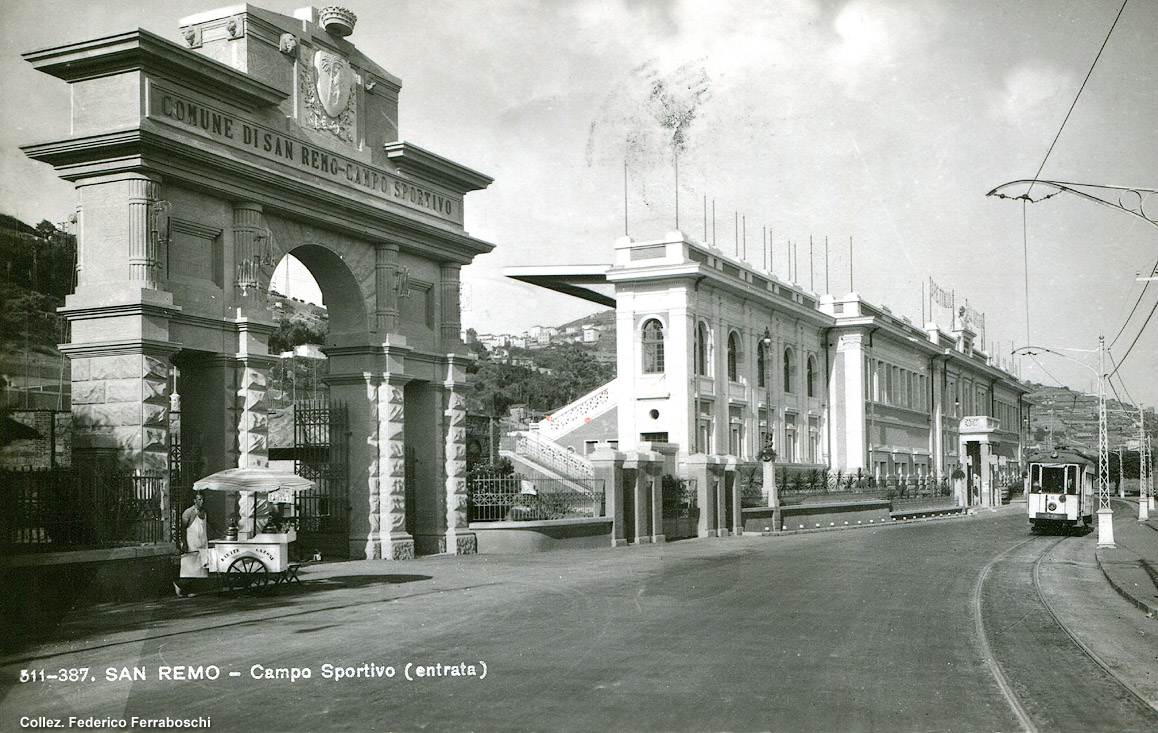 La tranvia Taggia-San Remo-Ospedaletti - Sanremo, Campo Sportivo.