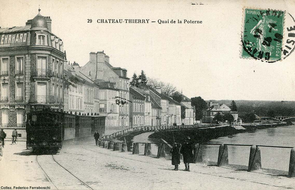 Tranvie francesi d'inizio Novecento - Compagnie des chemins de fer du Sud de l'Aisne.