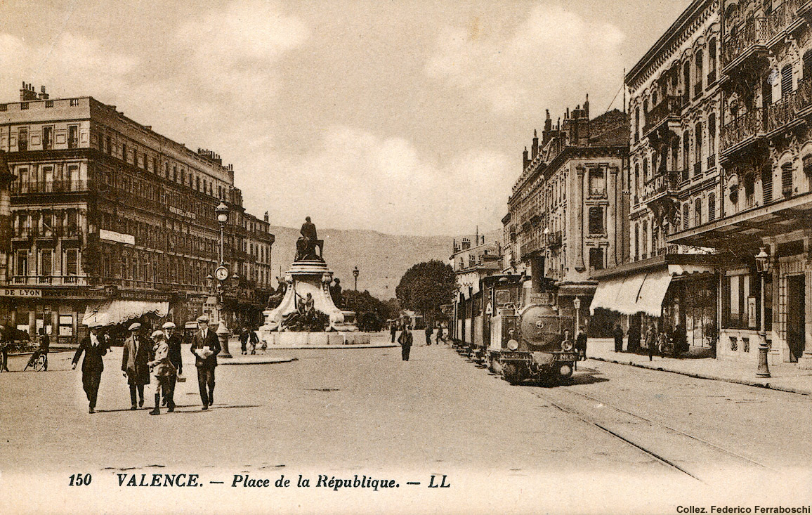 Tranvie francesi d'inizio Novecento - Tramway de Valence  Saint-Pray.