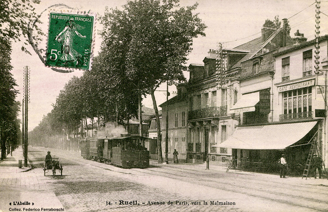Tranvie francesi d'inizio Novecento - Rueil.
