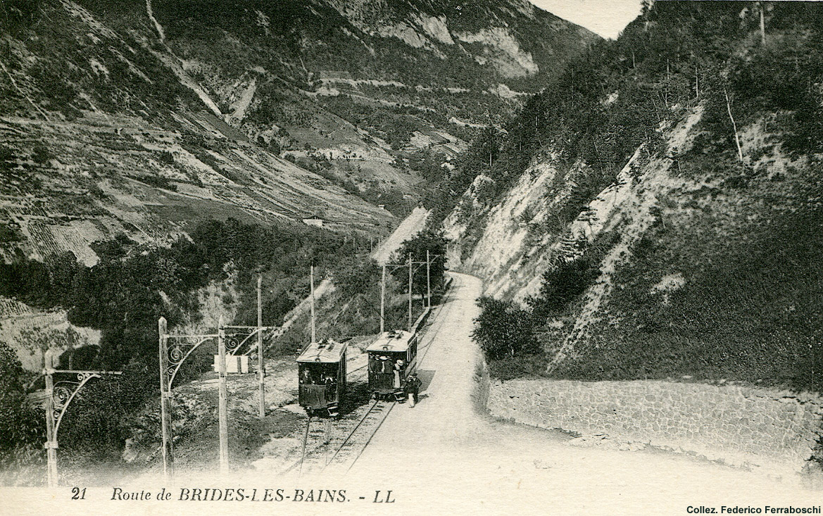 La trazione elettrica. - Brides-les-Bains.