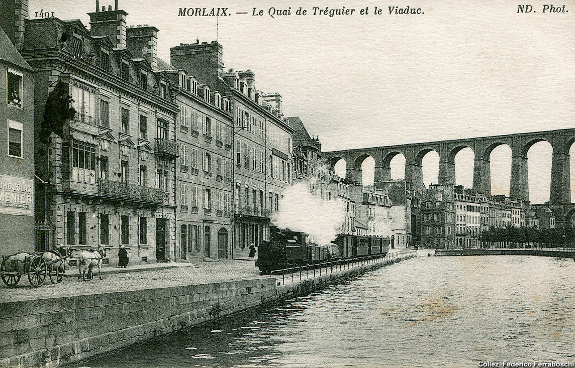 Tranvie francesi d'inizio Novecento - Morlaix.