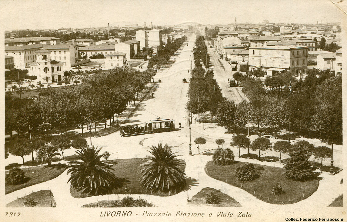 Tram giardiniera - Livorno.