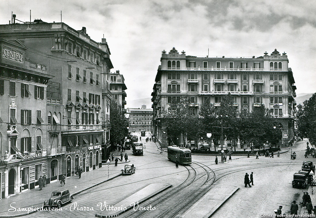I tram di Genova - Le Littorine - Sampierdarena.