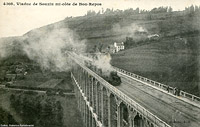 Tranvie francesi d'inizio Novecento - Viaduc de Souzin.