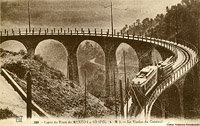 La trazione elettrica. - Viaduc du Caramel.