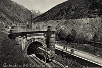 Bardonecchia in cartolina - E.554, Galleria Frejus.
