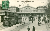 Tram ad aria compressa - Paris Gare de l'Est.