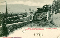 La tranvia Palermo-Monreale - Monreale, salita.